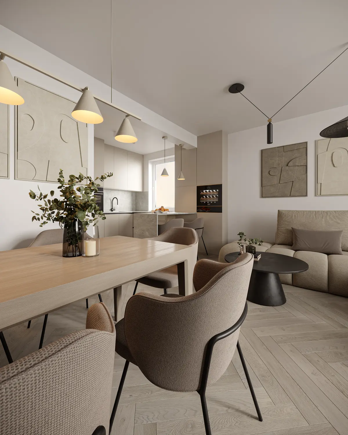 Classy Beige Suite — wizualizacja 3, Łódzkie, Polska