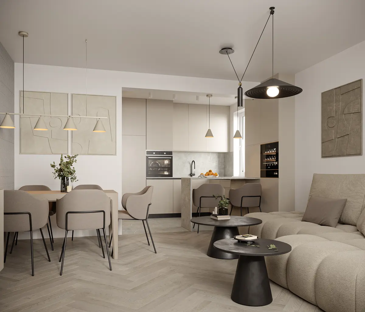 Classy Beige Suite — wizualizacja 4, Łódzkie, Polska